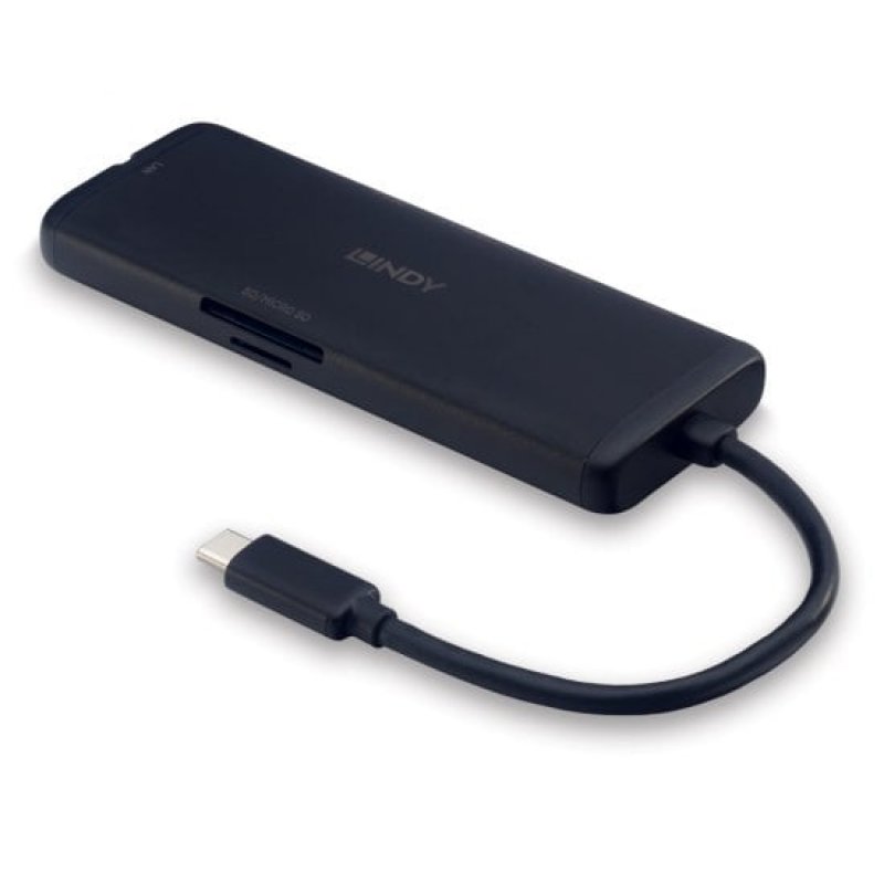 Station d'accueil portable USB-C 3.1 Lindy (Noir)