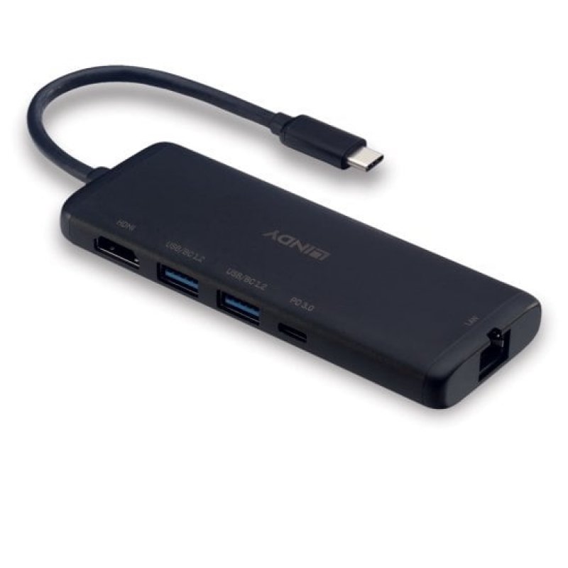 Station d'accueil portable USB-C 3.1 Lindy (Noir)