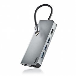 Station d'accueil portable USB-C 3.0 NGS Wonder Dock 8 (Argent)