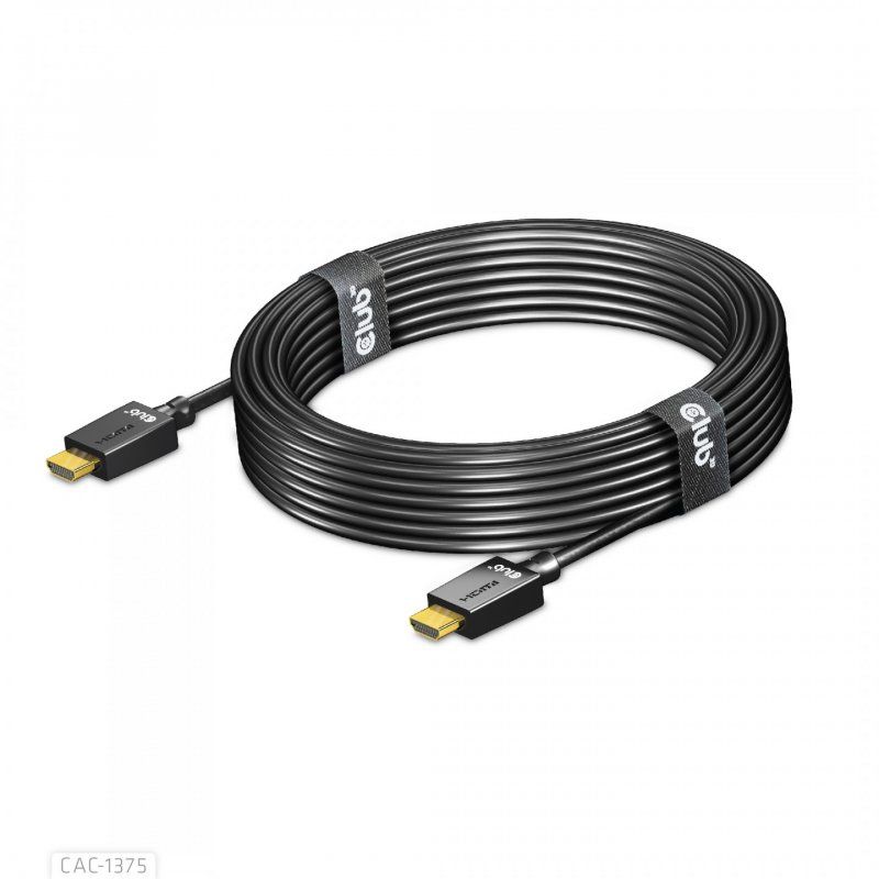 CLUB3D Ultra High Speed HDMI™ Certified Cable 4K120Hz 8K60Hz 48Gbps M/M 5m/16.4ft