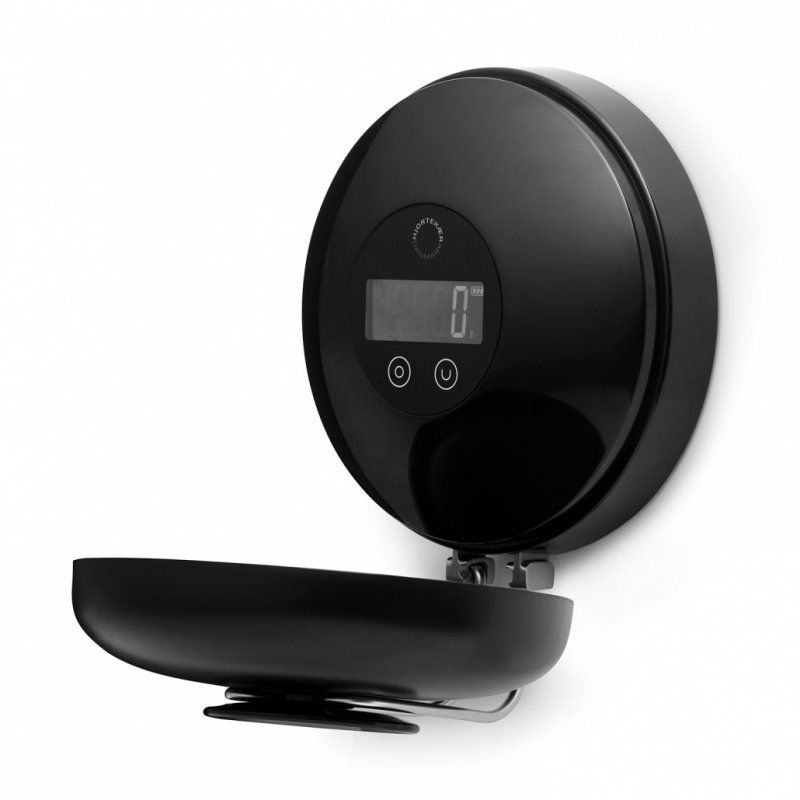 Hjortekær Danmark Wally Black Wall (placement) Round Electronic kitchen scale