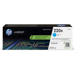 HP 220X CYAN ORIGINAL LASERJET TONER CARTRID