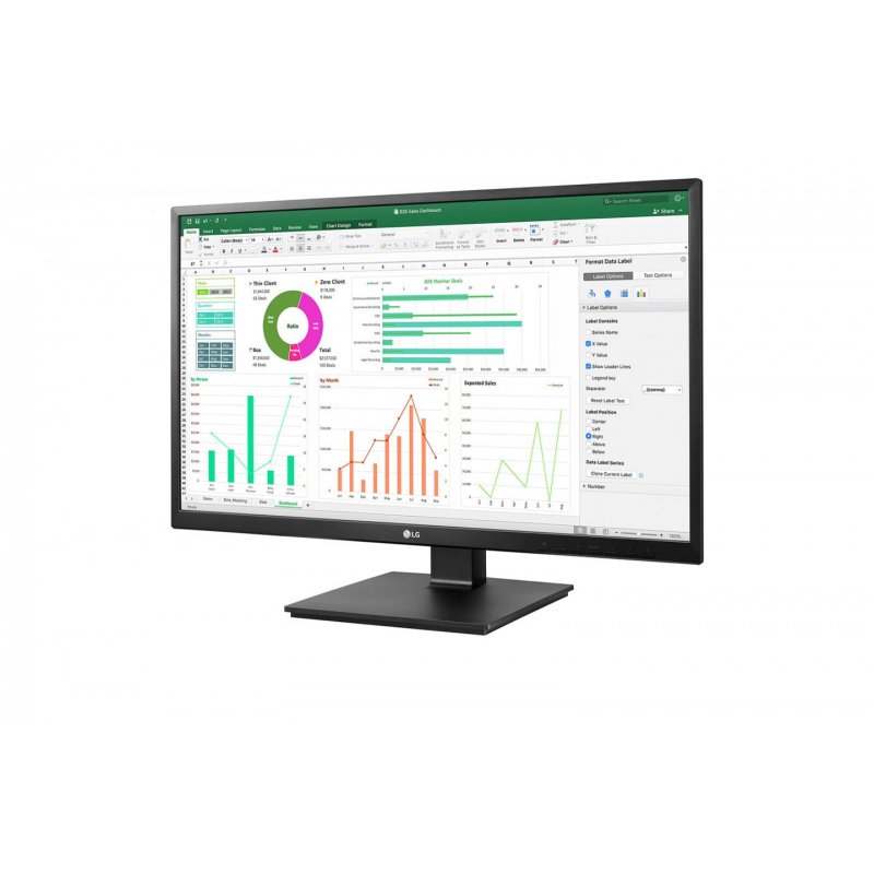 LG 27BN55UP-B écran plat de PC 60,5 cm (23.8") 1920 x 1080 pixels Full HD Noir