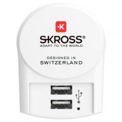 Skross 1302421 Universal White AC Indoor