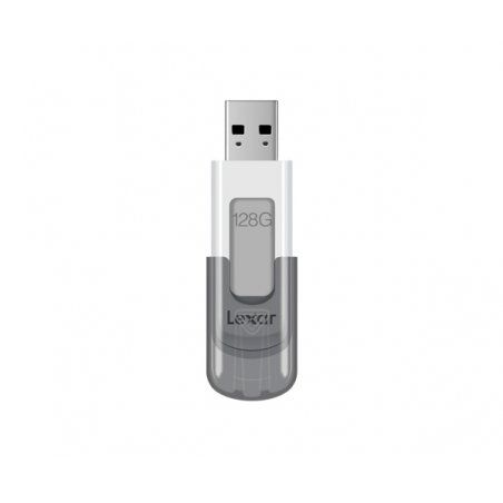 Lexar JumpDrive V100 lecteur USB flash 128 Go USB Type-A 3.2 Gen 1 (3.1 Gen 1) Gris, Blanc