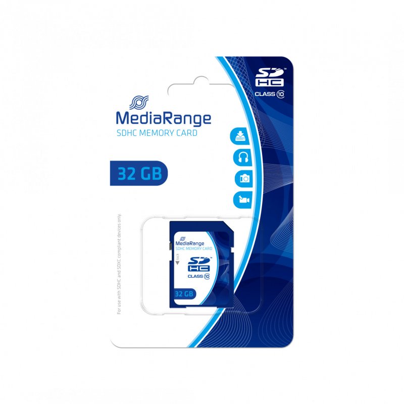 MediaRange MR964 mémoire flash 32 Go SDHC Classe 10