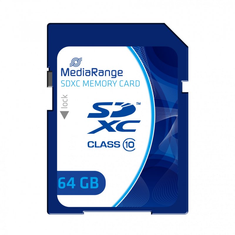 MediaRange MR965 mémoire flash 64 Go SDXC Classe 10