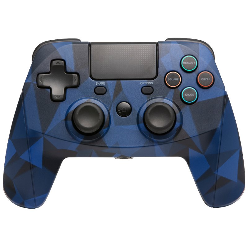 Manette Sans Fil Game Pad S Snakebyte Pour Ps4 Camouflage Bleu
