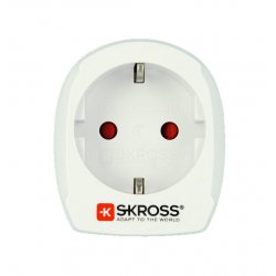 Skross 1.500203-E adaptateur prise d'alimentation Type B Universel Blanc