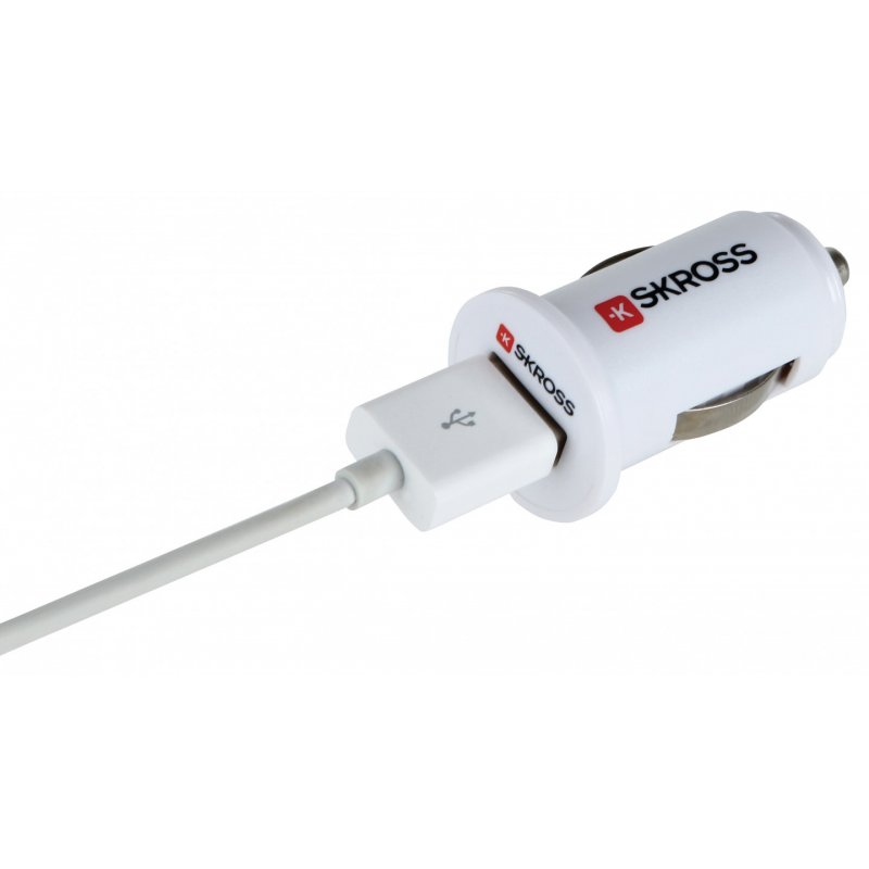 Midget Usb Chargeur Pour Voiture / Blanc / Retail Packaging