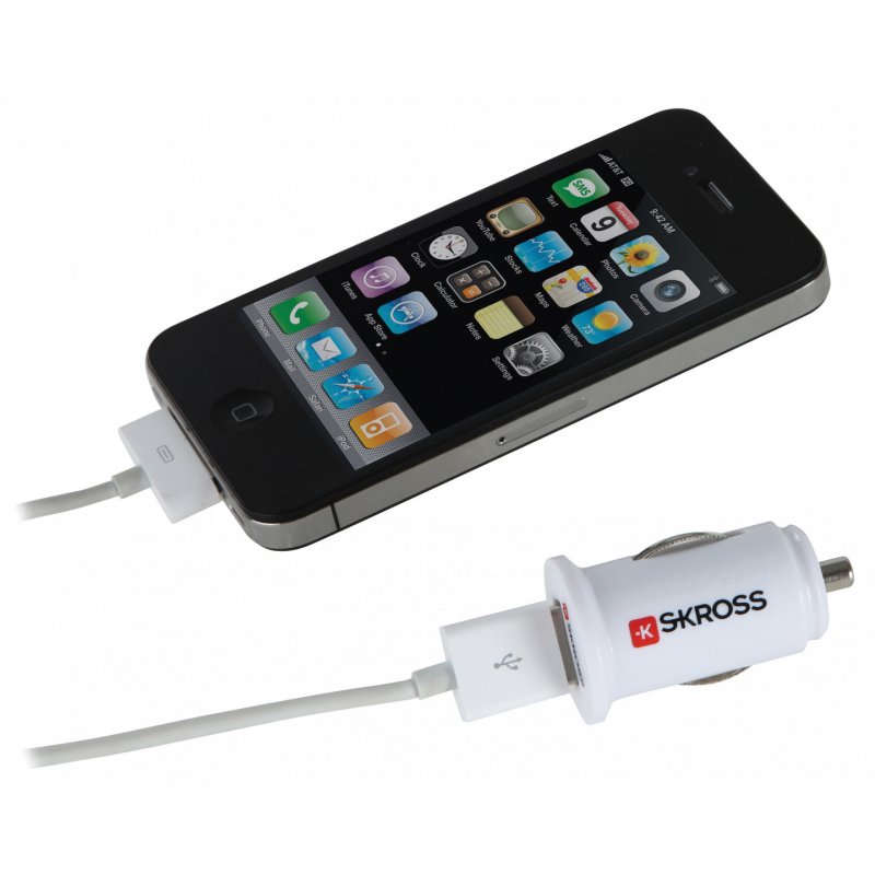 Midget Usb Chargeur Pour Voiture / Blanc / Retail Packaging
