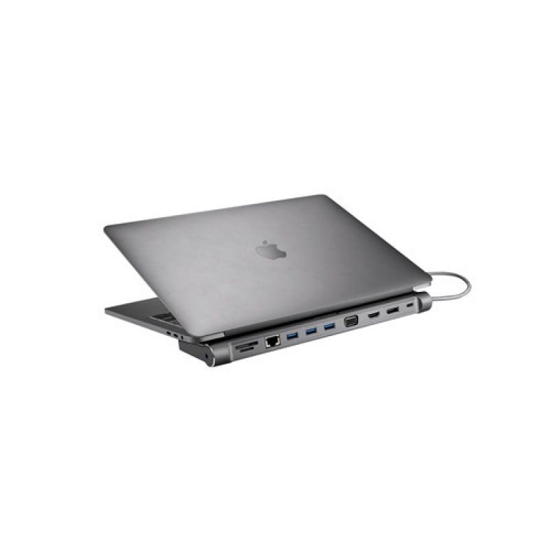 XtremeMac XWH-CDH-13 notebook dock/port replicator USB 3.2 Gen 1 (3.1 Gen 1) Type-C Grey