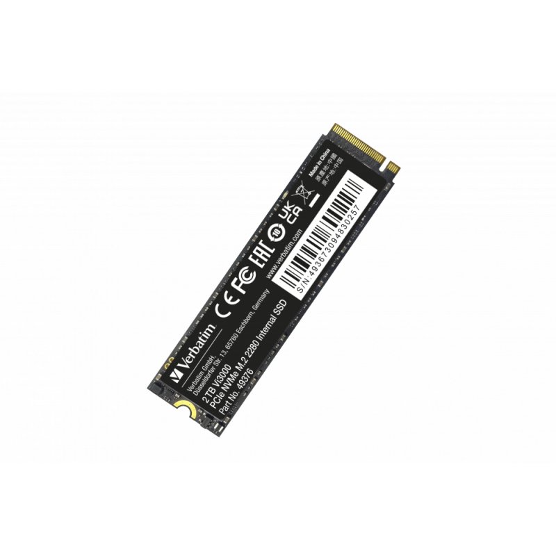 Verbatim Vi3000 PCIe NVMe M.2 SSD 2TB 2 To PCI Express 3.0