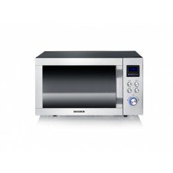 Severin MW 7777 microwave Countertop Grill microwave 25 L 900 W Black, Stainless steel