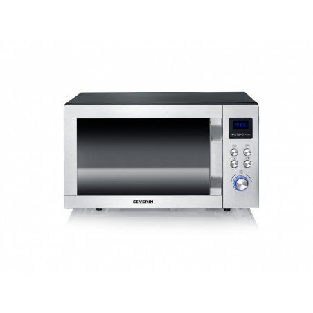 Severin - Microwave w/ceramic plate 900 watts 25 l - Steel (29070)