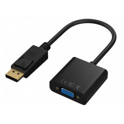 DISPLAYPORT (M) TO VGA (F) ADAPTER - SUPPORTED RESOLUTION: