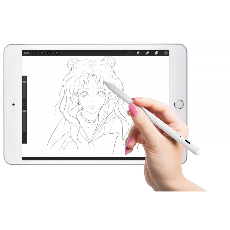 ACTIVE DIGITAL STYLUS FOR APPLE IPAD TABLET - MAGNETIC GRIP - US