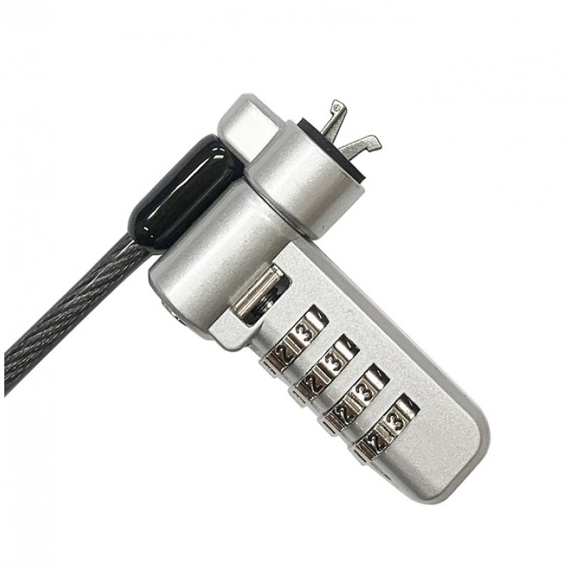 DLH DY-CS5045 cable lock Black, Silver 2 m