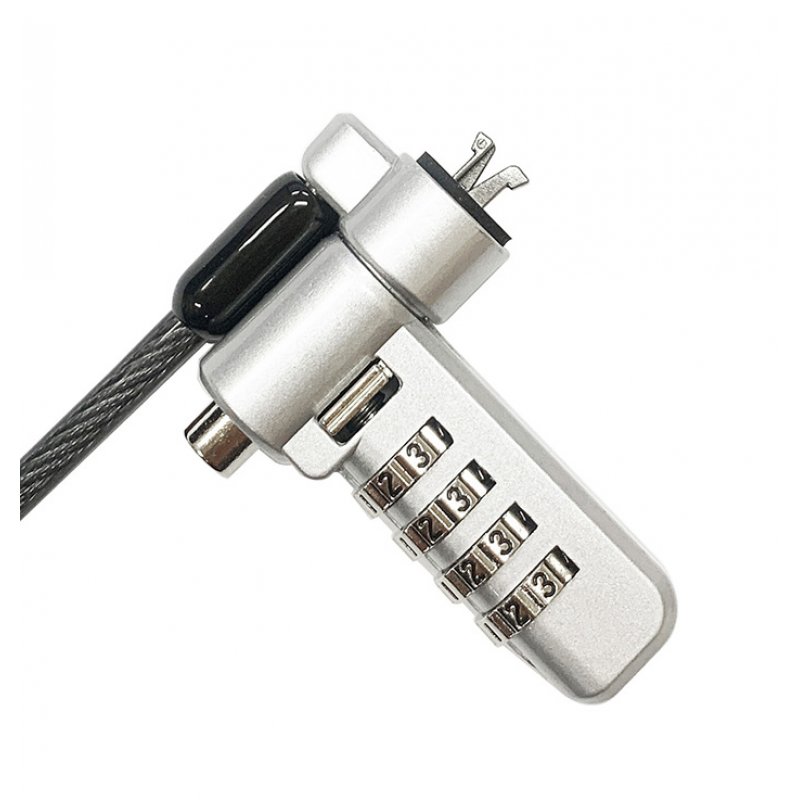 UNIVERSAL ANTI-THEFT SECURITY CABLE WITH CODE - TRIPLE SYSTEM