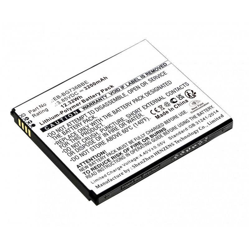 3.85V 3200MAH 13WH LI-POL BATTERY - EB-BG736BBE - FOR SAMS