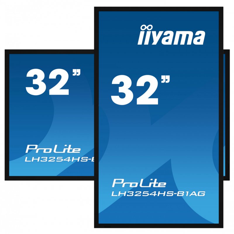iiyama LH3254HS-B1AG affichage de messages Panneau plat de signalisation numérique 80 cm (31.5") LCD Wifi 500 cd/m² Fu