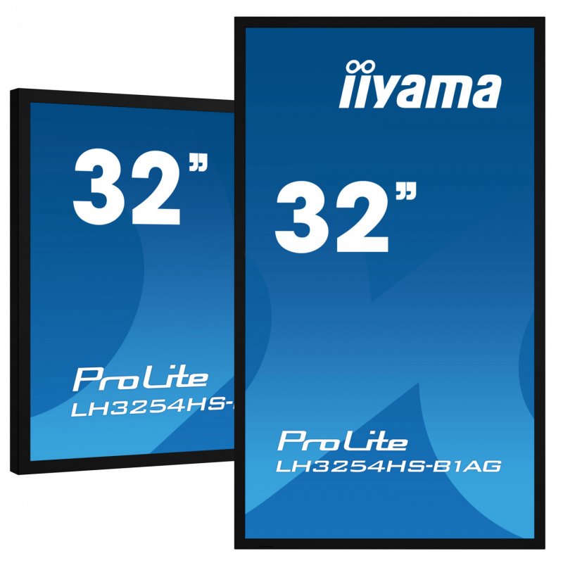 iiyama LH3254HS-B1AG affichage de messages Panneau plat de signalisation numérique 80 cm (31.5") LCD Wifi 500 cd/m² Fu