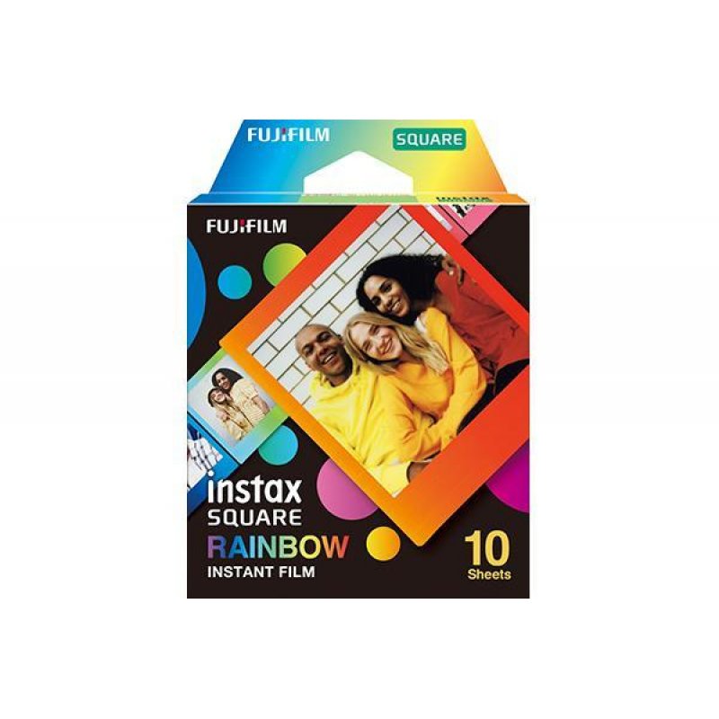 Fujifilm Instax Square SQ10/SQ6/SQ1 Rainbow instant picture film 10 pc(s) 86 x 72 mm