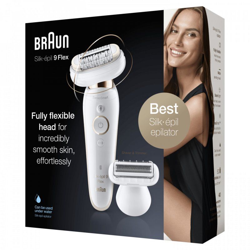 Braun -  Braun Silk-épil - Epilator Flex - White/Gold (9SES9003 3D)