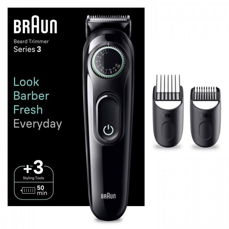 Braun - Styler BT3411 - Trimmer - Black / Vibrant Green (447795)
