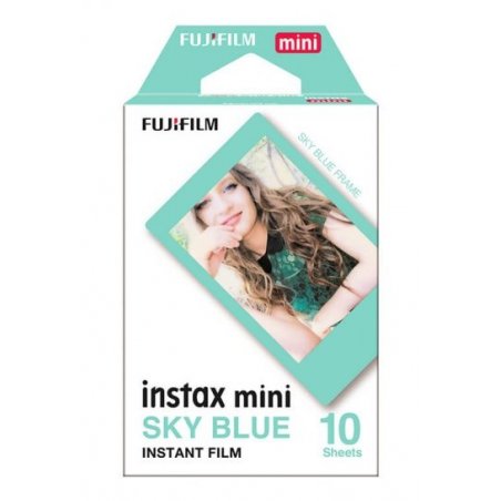 Fuji Instax Mini              Blue Frame  Sofortbildfilm 10 Belichtungen