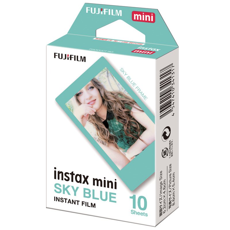 Fuji Instax Mini              Blue Frame  Sofortbildfilm 10 Belichtungen