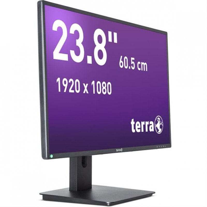 Wortmann AG TERRA 3030206 LED display 60.5 cm (23.8") 1920 x 1080 pixels Full HD Black