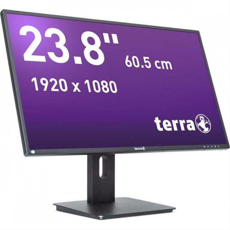 Wortmann AG TERRA 3030206 LED display 60.5 cm (23.8") 1920 x 1080 pixels Full HD Black