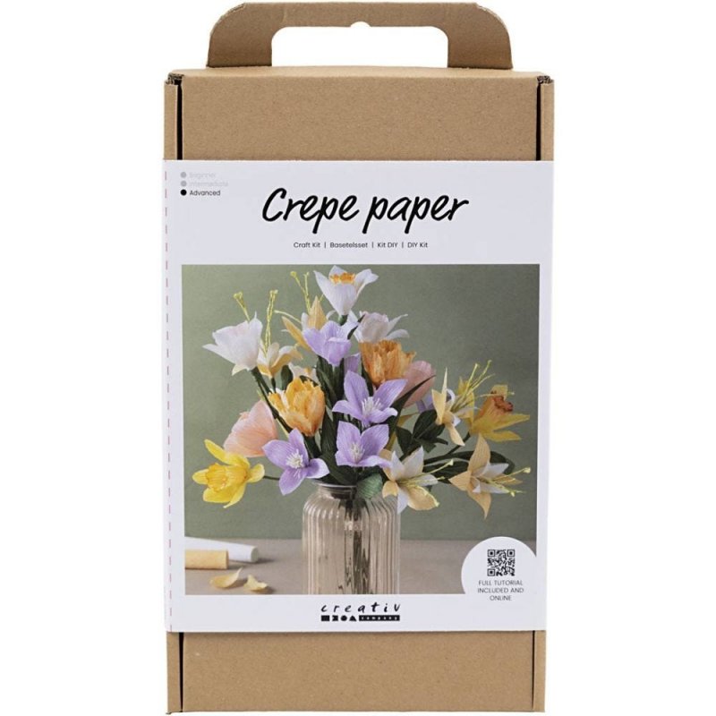 DIY Kit - Crepe paper, 1 set (977534)
