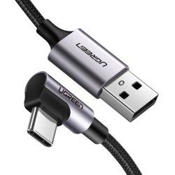 Ugreen 50940 USB cable 5 m USB 2.0 USB A USB C Black, Silver