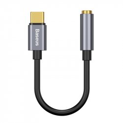 Baseus L54 Audio Adapter USB-C + mini jack 3,5mm (Black+Gray)