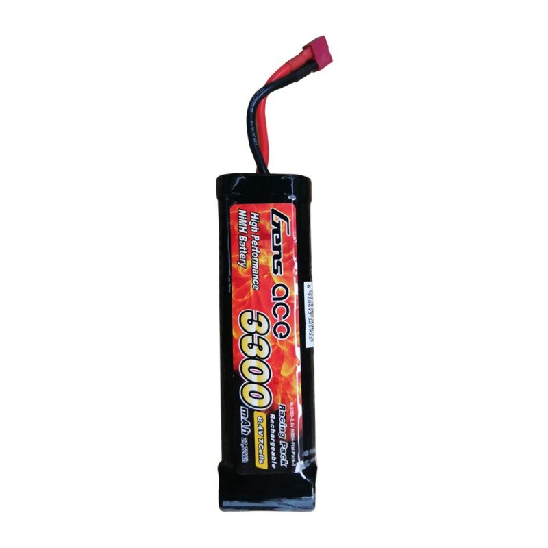 Gens ace B-3300-8.4V-NIMH-FLAT-PACK-T Radio-Controlled (RC) model part/accessory Battery