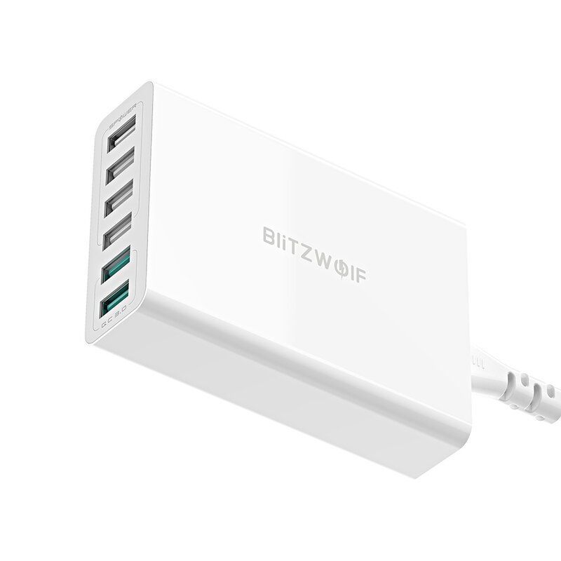 BlitzWolf BW-S15 mobile device charger Universal White AC Fast charging Indoor
