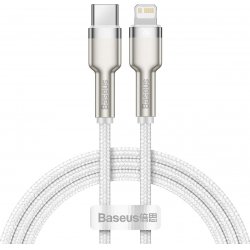 USB-C cable for Lightning Baseus Cafule, PD, 20W, 1m (white)