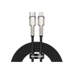 USB-C cable for Lightning Baseus Cafule, PD, 20W, 2m (black)