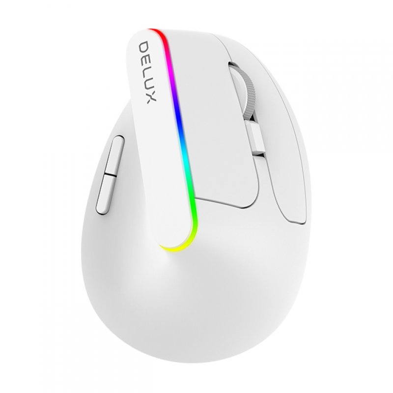 Delux M618DB souris Droitier RF sans fil + Bluetooth Optique 4000 DPI