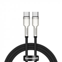 Cable USB-C to USB-C Baseus Cafule, 100W, 2m (black)