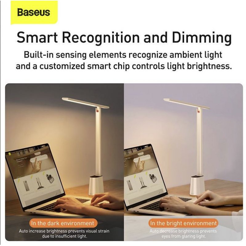 Baseus DGZG-02 lampe de table 5 W LED Blanc