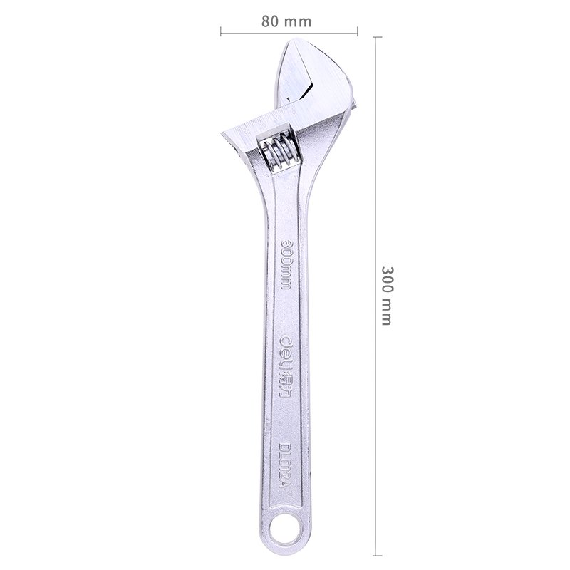 Adjustable Spanner 12" Deli Tools EDL012A (silver)