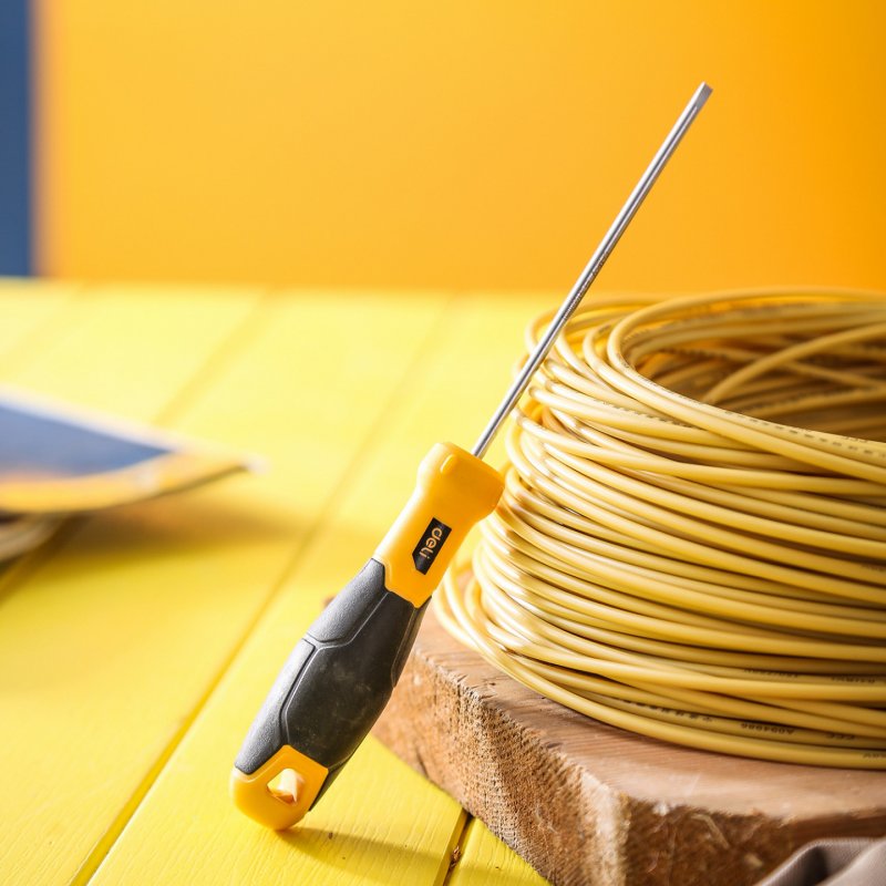 Deli Tools EDL6331001 Tournevis manuel Jeu Tournevis plat