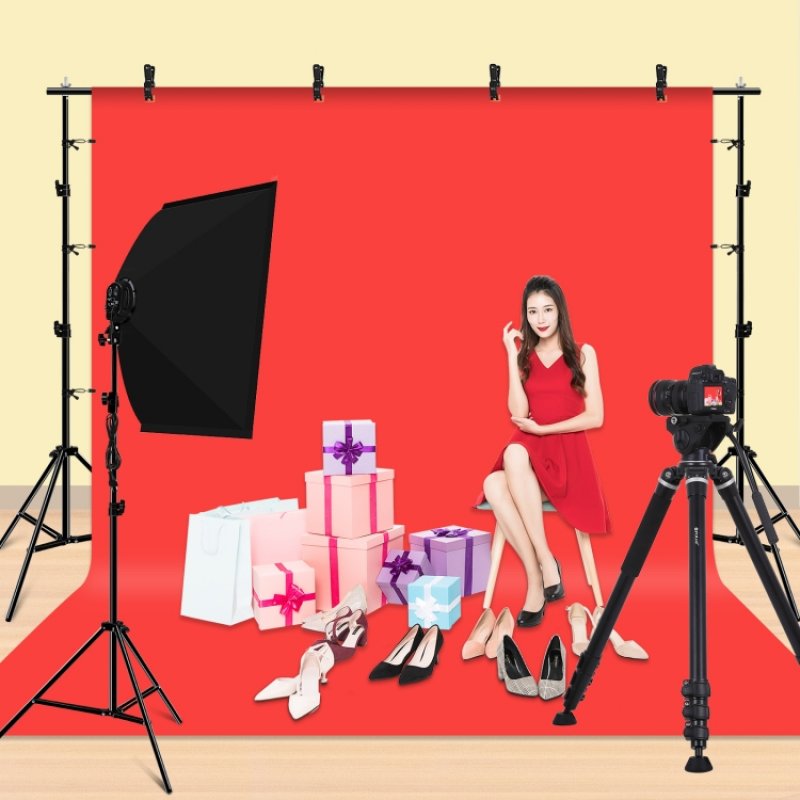 Puluz Photo studio background support 2x3m + Backdrops 3 pcs PKT5205