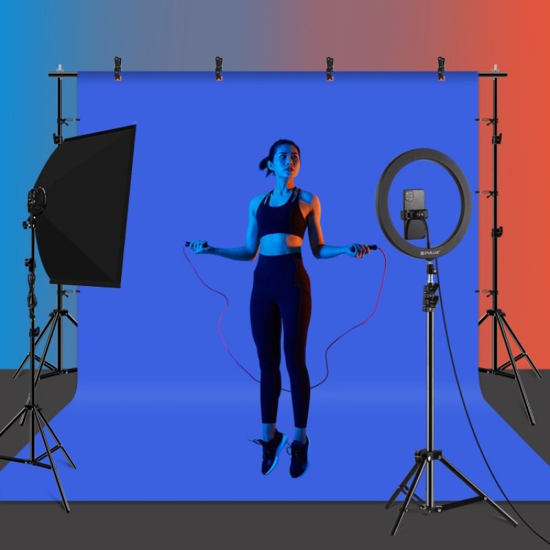 Puluz Photo studio background support 2x3m + Backdrops 3 pcs PKT5205