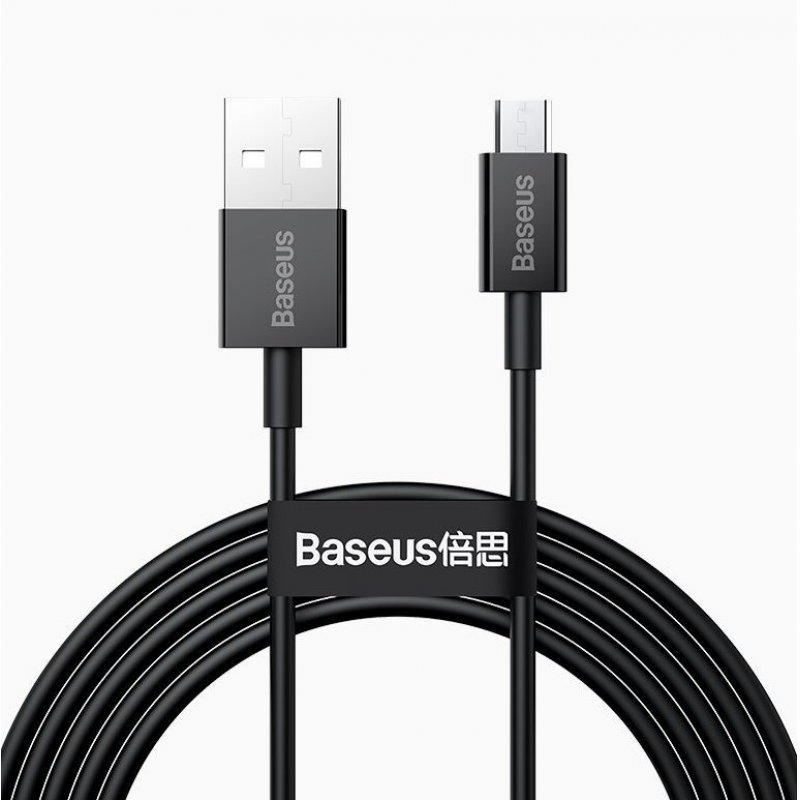 Baseus Superior Series Cable USB to micro USB, 2A, 2m (black)