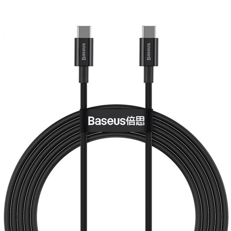 Baseus Superior Series Cable USB-C to USB-C, 100W, 1m (black)