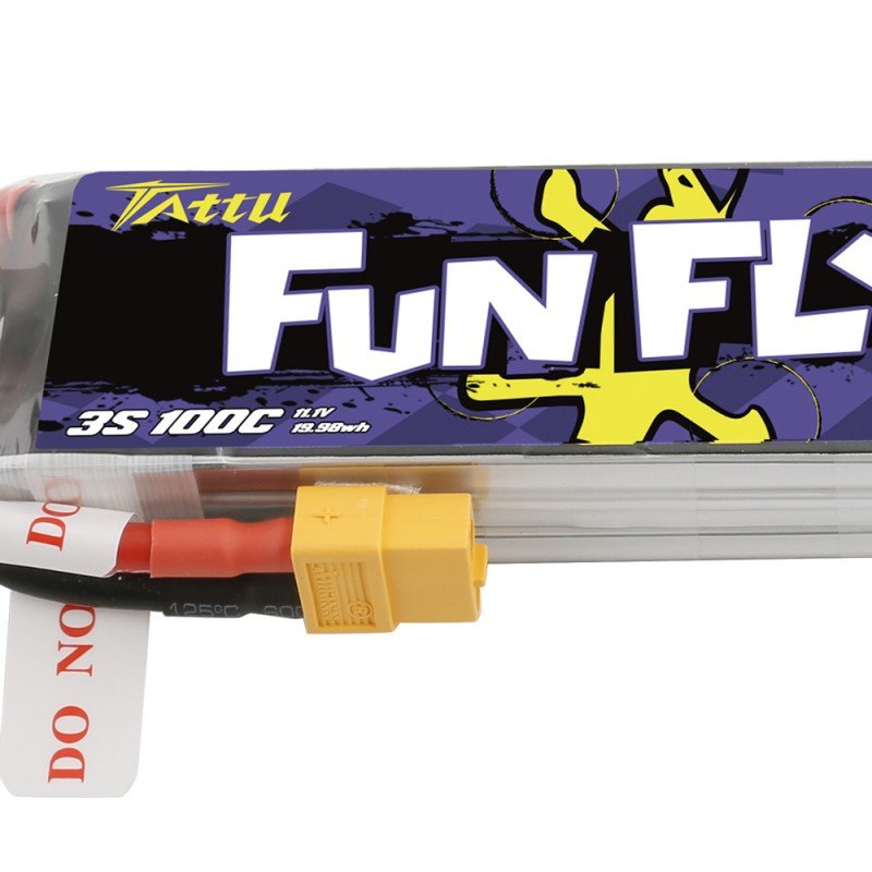 Akumulator Tattu Funfly 1800mAh 11,1V 100C 3S1P XT60